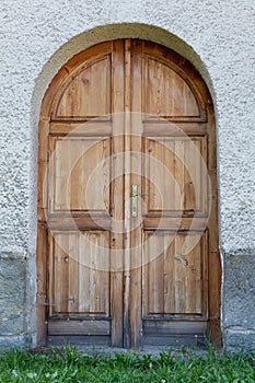 Ancient styled door in Slovakia,