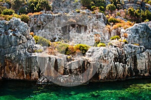 Ancient submerged city in Kekova