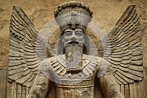 Ancient Sumerian god. Generate ai