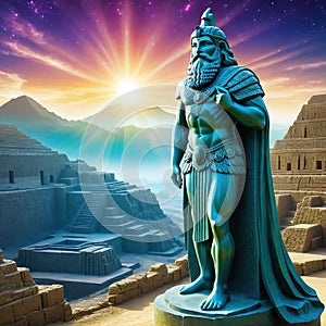 Ancient Sumerian Sumerian mythological Created with