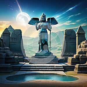 Ancient Sumerian Sumerian mythological Created with