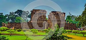 Ancient Sun Temple in Konark, Odisha, India onark