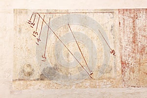 Ancient sundial