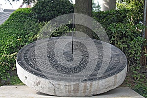 Ancient sundial in the Forbidden City - Beijing, China