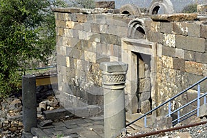 Ancient synagogue Umm el Kanatir, Israel