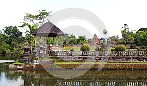 Ancient Taman Ayun palace temple, Bali