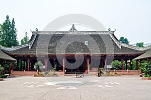 Ancient Taoist temple of Chengdu, Sichuan, China photo