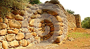 Ancient Tel Dan Wall photo