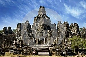 Ancient temple in Angkor Wat, Cambodia