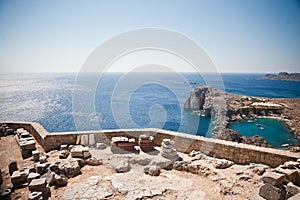 Ancient temple of Apollo at Lindos