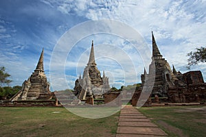 Ancient Temple In Ayutthaya