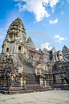Ancient temple complex Angkor Wat, Siem Reap, Cambodia