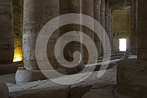 The ancient temple of Dendera in Egypt