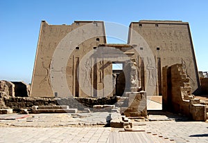 Ancient temple Edfu in Egypt