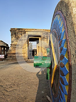 Ancient Temple Entrance