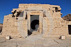 Ancient temple Hathor in Dendera, Egypt, Africa