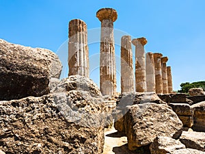 Ancient Temple of Heracles Tempio di eracle photo