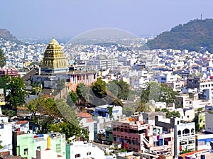 Antiguo templo en indio la ciudad 