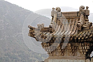 Ancient temple in the mountain.