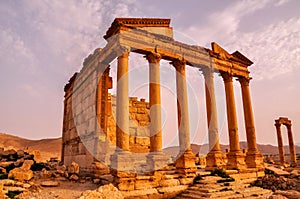 Ancient temple of Palmyra, Syria