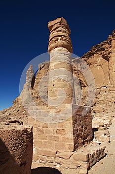 Ancient temple of Pharaoh in Jebel Barkal, Sudan, Nubia