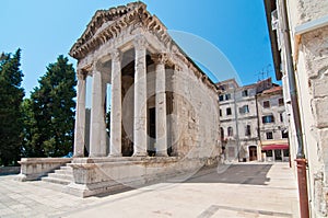 Ancient temple in Pula