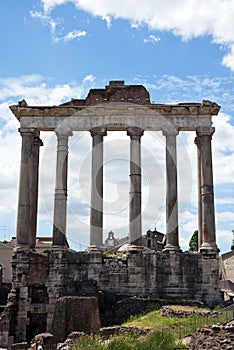 Ancient temple - Rome - Italy