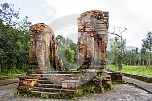 Ancient Temple Ruins In My Son Sanctuary, Vietnam.