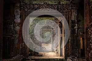 Ancient Temple Ruins of Pre Khan, Cambodia