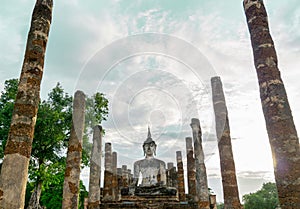 Ancient Temple in Sukhothai, Thailand