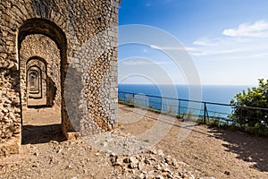 Ancient temple in Terracina, Lazio, Italy