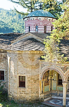 Ancient temple in the Troyan Monastery, Bulgaria