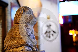 The Ancient temple in Yuelu mountain in Changsha city