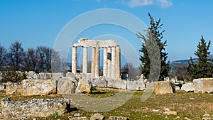 Ancient Temple of Zeus in the Nemea