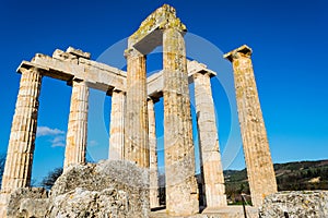 Ancient Temple of Zeus in the Nemea