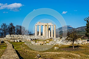 Ancient Temple of Zeus in the Nemea