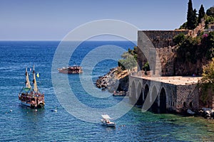 Ancient Tersane shipyard in Alanya (Turkey)