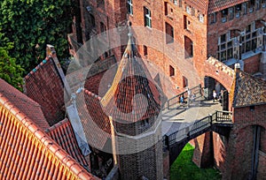 Malbork Castle, capital of the Teutonic Order in Poland