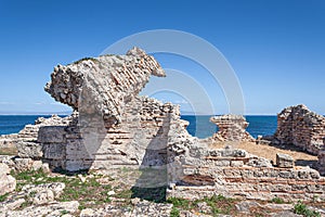 Ancient Tharros, located in Sardinia, Italy