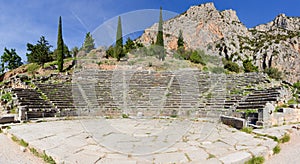 Ancient theater of Delphi, Greece