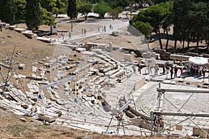 the Ancient Theater of Dionysus under the Acropolis