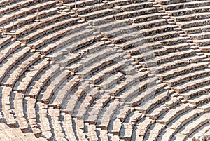 Ancient theater Epidaurus, Argolida, Greece close-up photo