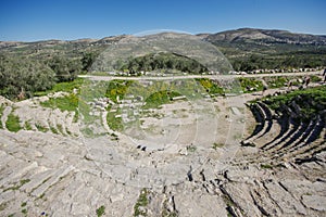 Ancient theater in Sebastia photo