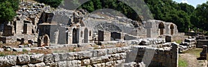 Ancient theatre at Butrint, Albania photo