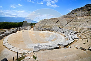 Ancient theatre at Filipi, Greece