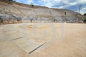 Ancient theatre at Filipi, Greece