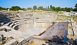 Ancient theatre in legendary Troy