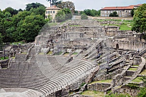 Ancient Theatre in Lyon city, France