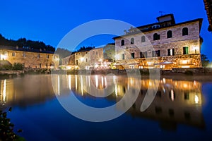 Ancient thermal bath in Bagno Vignoni, Italy