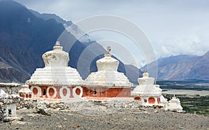 Ancient Tibetan temple on mountain